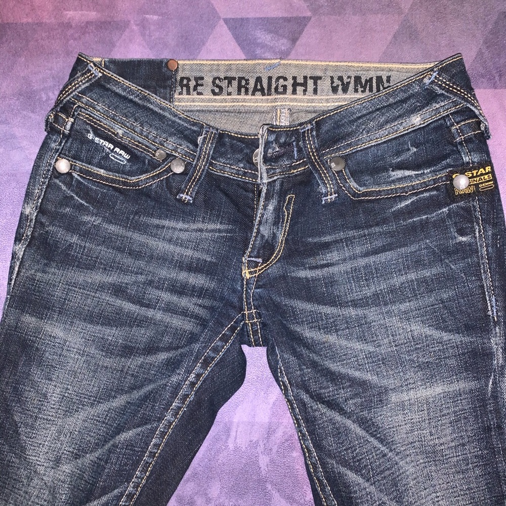 👖 G-STAR RAW LOW RISE DENIM 25 - Picture 3 of 6